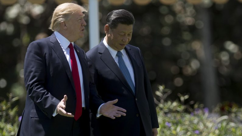 Donald Trump e Xi Jinping in una foto di repertorio (Jim Watson/AFP/Getty Images).