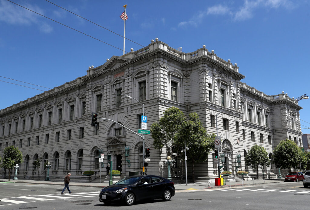 La Corte d'Appello del 9° Circuito degli Stati Uniti a San Francisco il 12 giugno 2017. (Justin Sullivan/Getty Images)