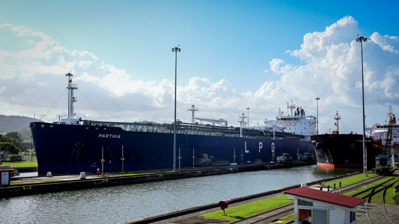 La chiusa di Miraflores, Canale di Panama (foto: MARTIN BERNETTI/AFP via Getty Images)