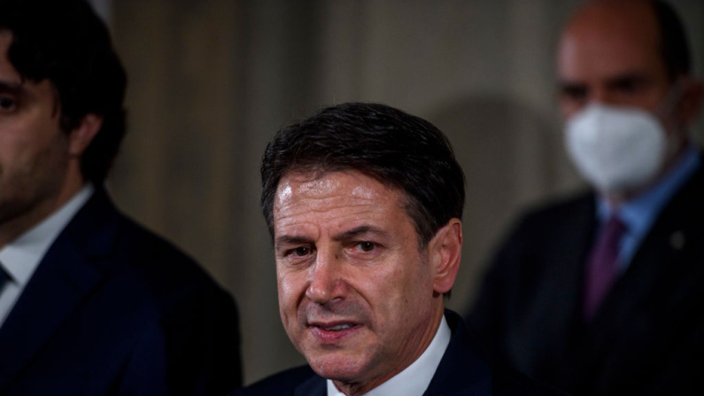 Il Presidentre M5s, Giuseppe Conte, in una immagine di repertorio. Foto: Antonio Masiello/Getty Images)