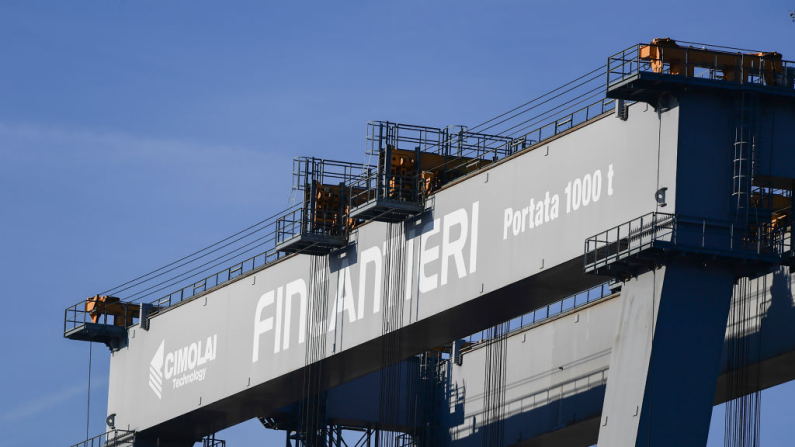 Fincantieri a Monfalcone (foto: MIGUEL MEDINA/AFP via Getty Images).