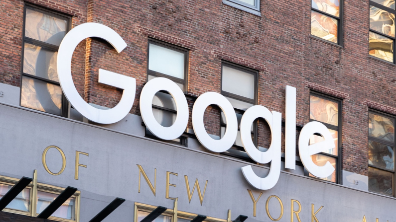 Sede di Google a New York, lower Manhattan (foto: Chung I Ho/The Epoch Times).