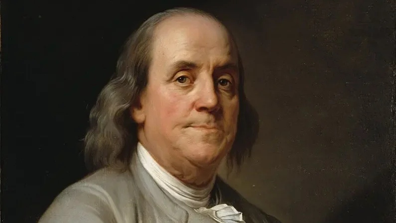 Ritratto di Benjamin Franklin, 1778, di Joseph Siffrein Duplessis. Pubblico dominio