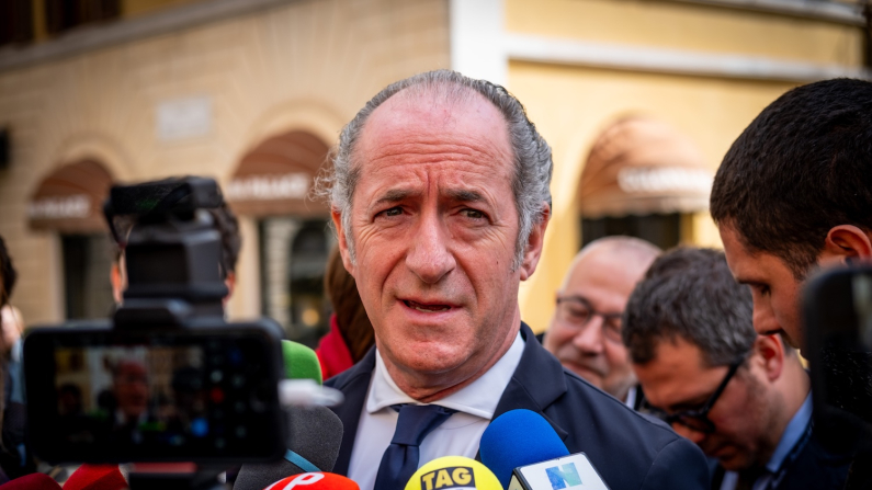 Luca Zaia (foto di repertorio, © Marco Di Gianvito/ZUMA Press Wire via Ansa).